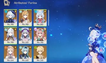 Conta genshin Varesa,Furina c1,nicole,shenhe,escoffier entre outros