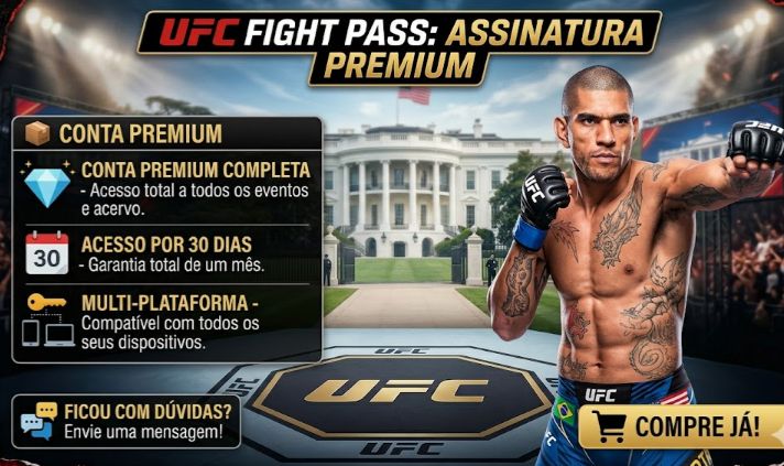UFC FIGHT PASS Premium (1 Mês) - Compartilhada