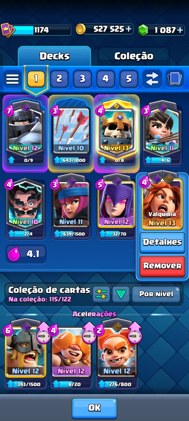 Conta Clash Royale 6300 troféus