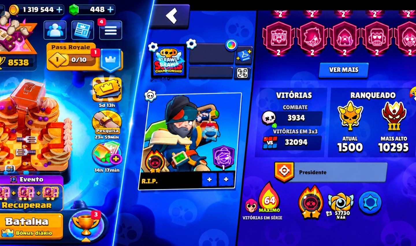 CONTA DE BRAWL STARS À VENDA! | OPORTUNIDADE IMPERDÍVEL/ E +1 CONTA CLASH ROYALE