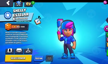 Conta browl star com shelly estelar, clash royale e clash of clans