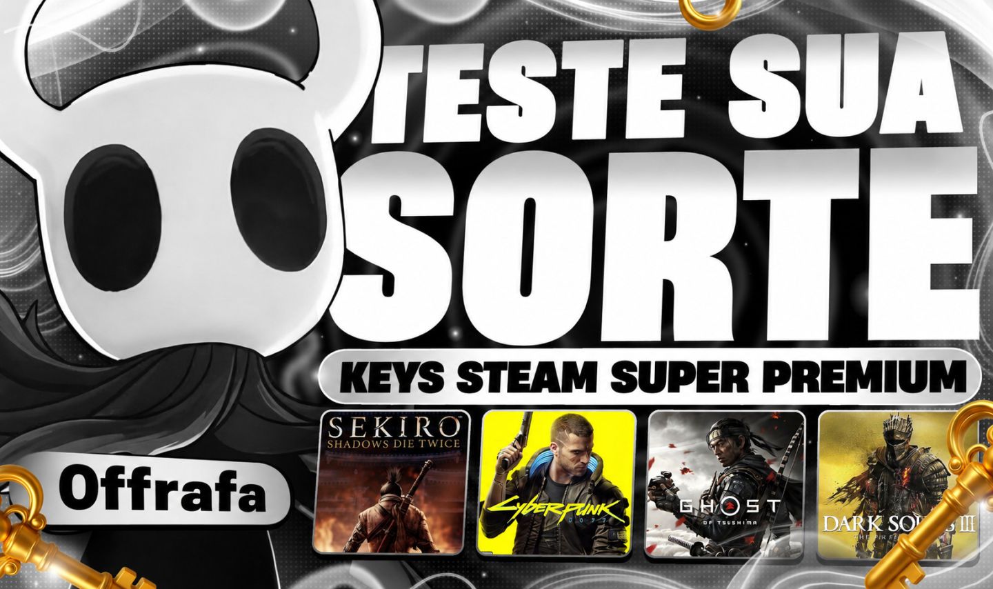 STEAM KEY ALEATÓRIA + BRINDE | SÓ JOGOS TOP | ENTREGA AUTOMÁTICA