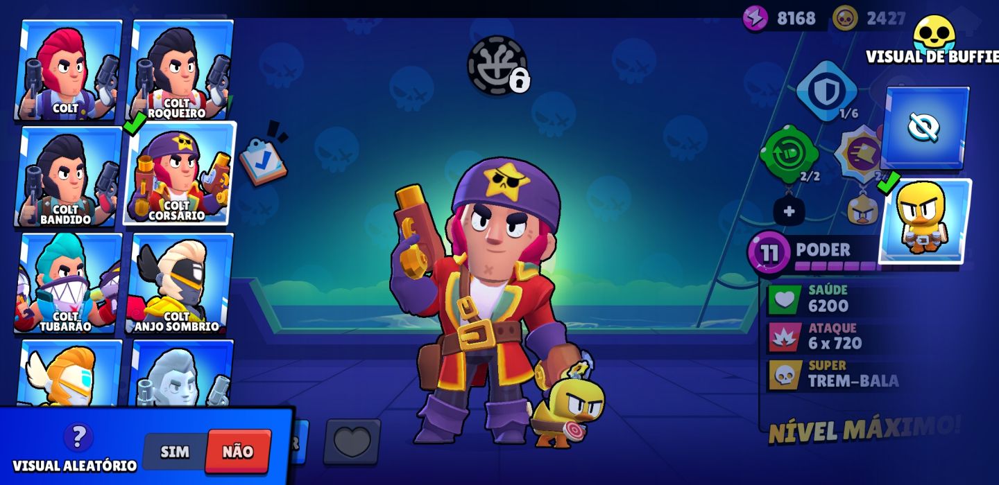 CONTA BRAWL 4K TROFEUS/50 +BRAWLERS/ QUANTIDADE RAZOAVEL DE SKINS