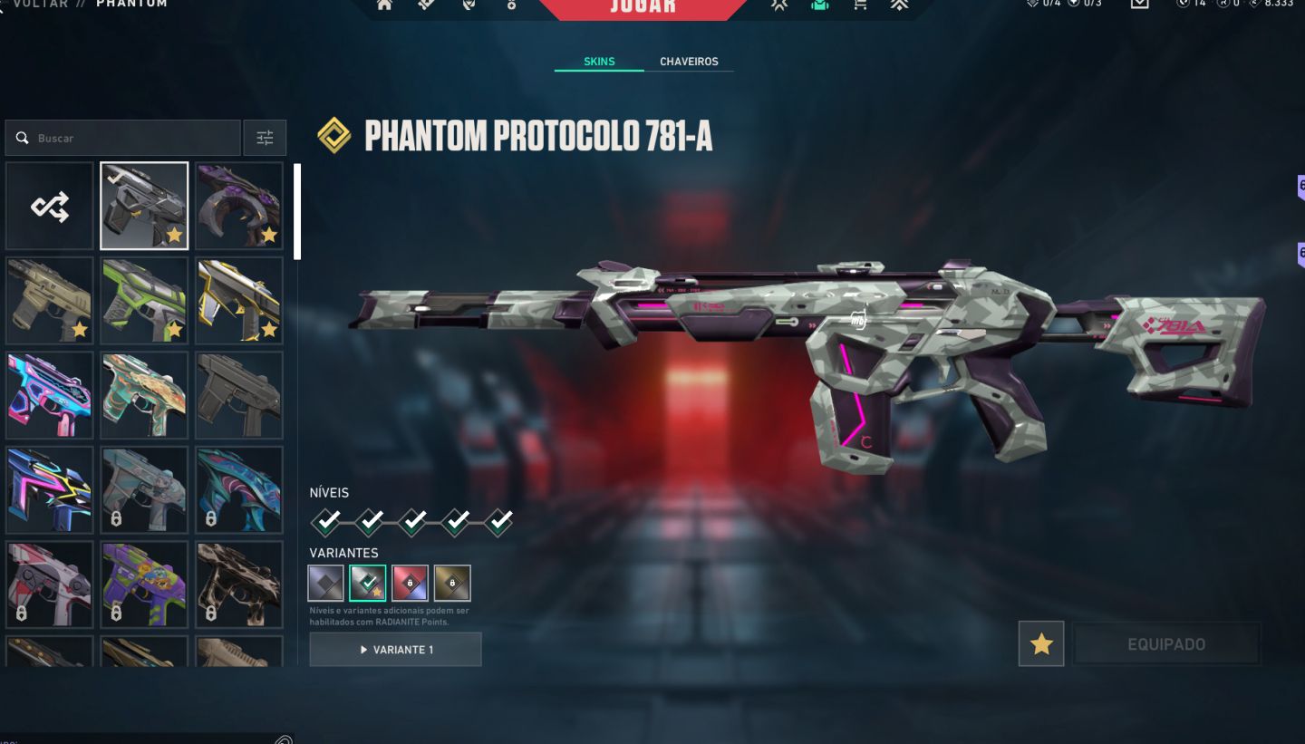 CONTA VALORANT LVL 79 | 8 VANDALS + 6 PHANTOMS + KATANA RGX + KURONAMi 5 PASSES