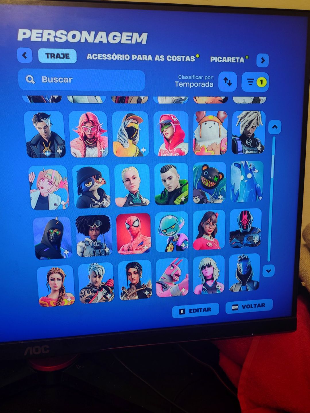 CONTA RARA FORTNITE 2017