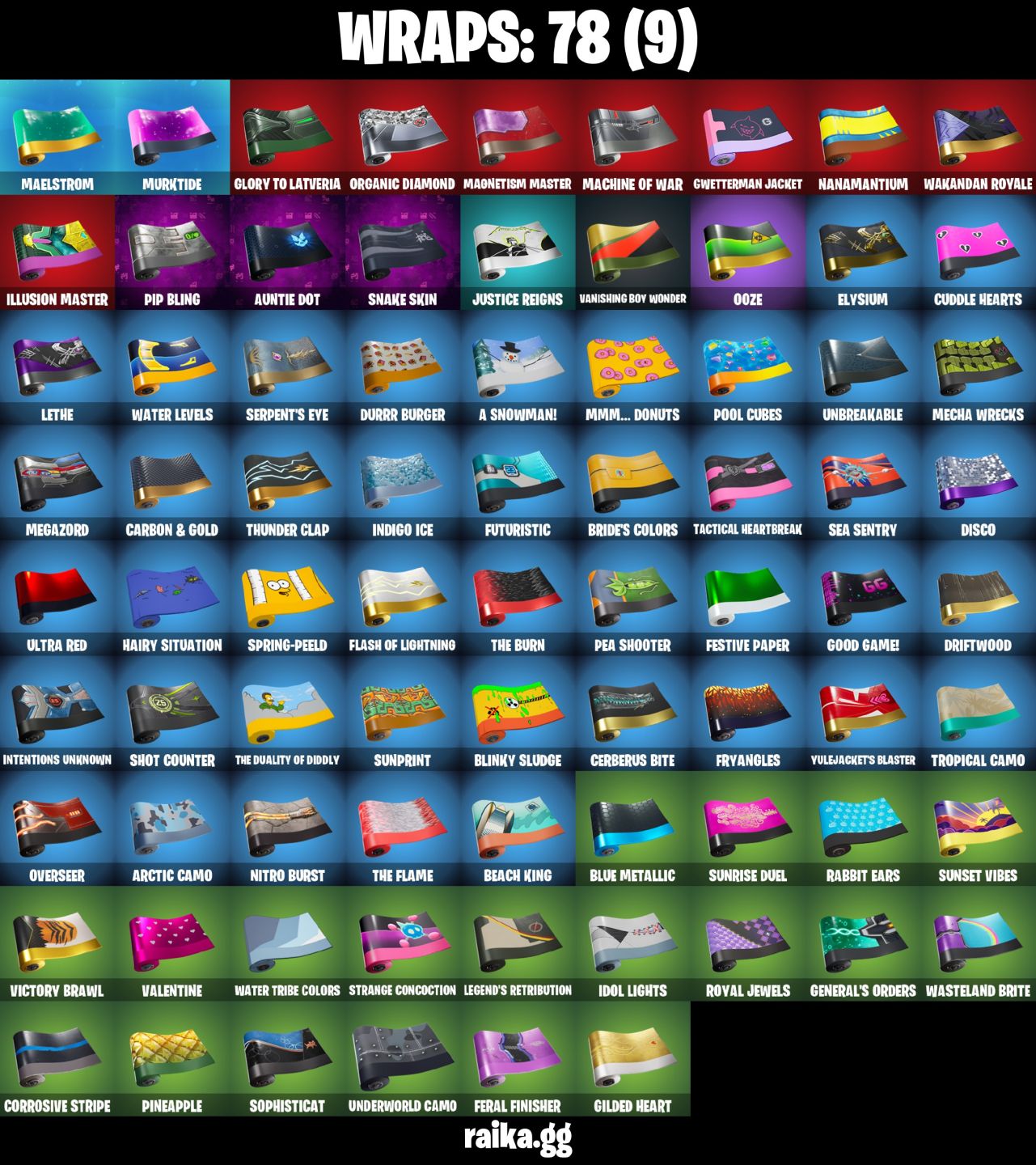 136 Skins - 2 Exclusivos psn, lynx, 44 Skins de loja tryhard (E-mail alterável)
