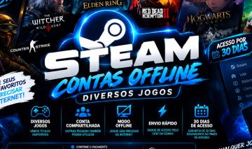 Contas Steam Offline - Diversos Jogos (Envio Rápido via Chat) | Vários Títulos.