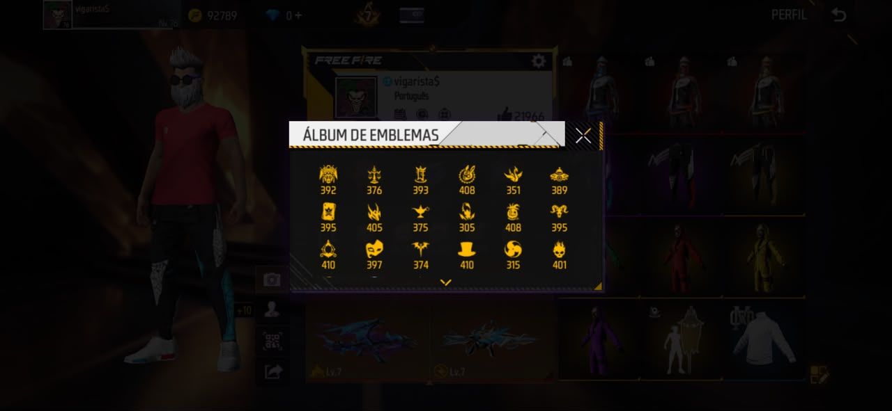 [PROMOÇÃO] CONTA DE FREE FIRE GEMADA E RARA!