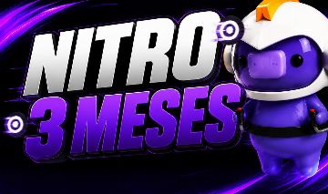 DISCORD NITRO 1 MES E 3 MESES TODOS VALIDOS