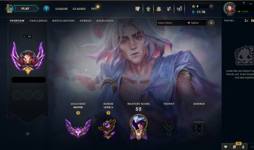 CONTA LOL - Mestre / 62% WR / HAND LEVEL / 7 SKINS / 58 CAMPEÕES / LEVEL 48