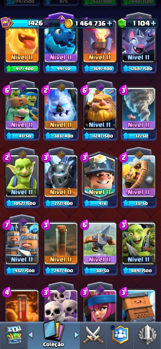 CONTA CLASH ROYALE UPADA FULL ACESSO 9300 TROFEUS