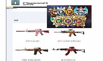 CONTAS BARRINHA DE OURO PARA RANKED COM ALGUMAS ARMAS EXCLUSIVAS EMAIL ON