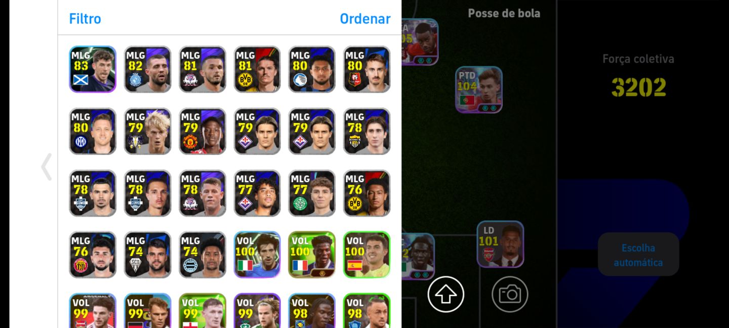 CONTA DE EFOOTBALL COMPLETA! 3200+