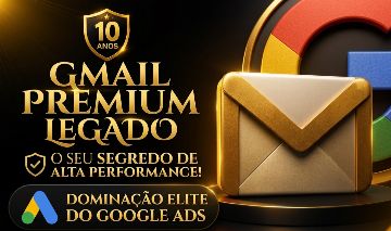 GMAIL ANTIGO 2016 (10 ANOS DE MATURAÇÃO) PRONTA PARA USO!
