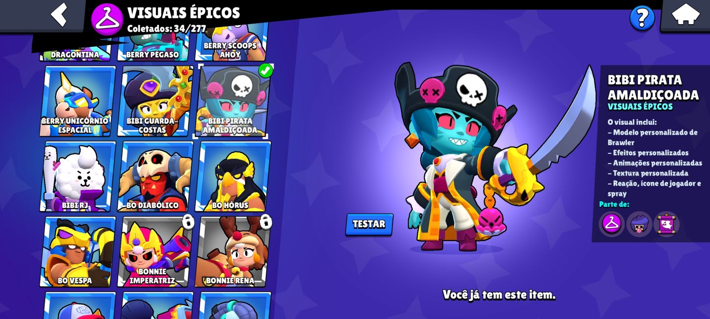 BRAWL STARS: CONTA TOP PRONTA PARA JOGAR