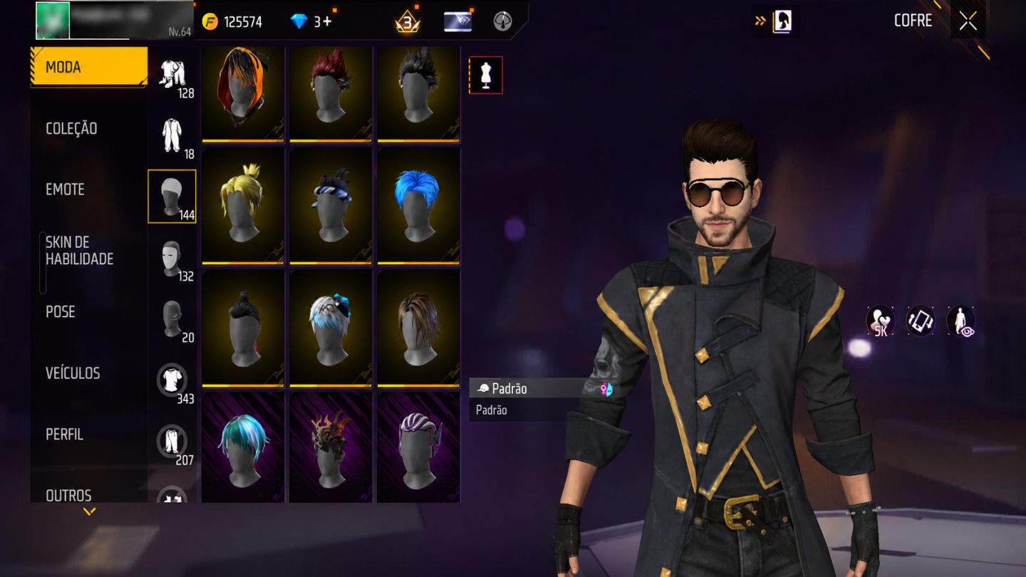 Conta de FF com angelical e skin rara (conta pessoal entt sem problemas de scam)