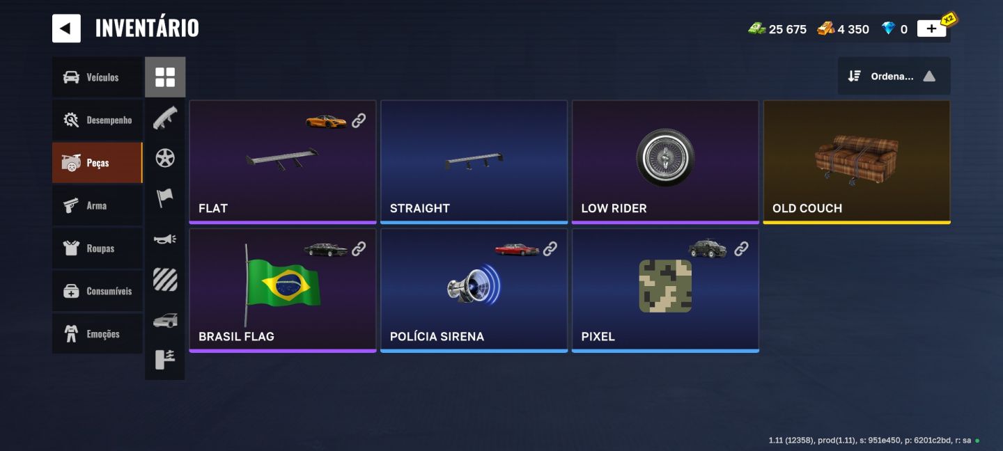 Conta flex city com McLaren,jato, muito antiga (uma das primeiras a ser criado)