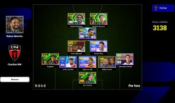 CONTA EFOOTBALL FORÇA 3140 COM RONALDINHO 102/MASSARO 103/BATISTUTA 103 ETC