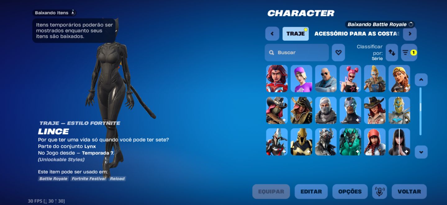 Conta Fortnite OG - 292 skins + Salve o mundo FUNDADOR