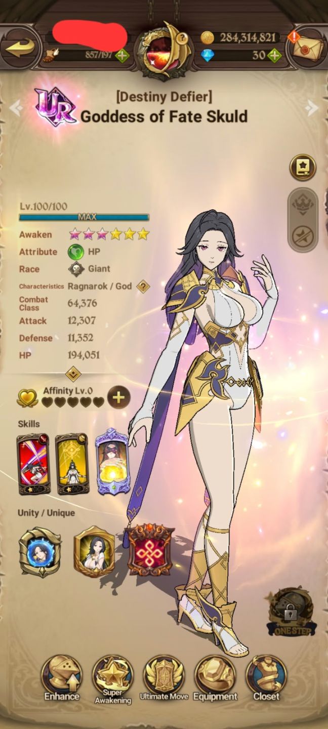 Conta 7DS Grand Cross com Gawain - Odin - Freyr LR