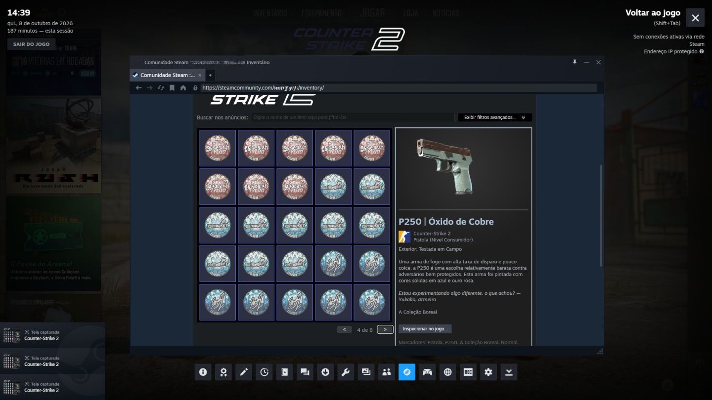 CONTA CS2 PRONTA PARA MAIN | 4 MEDALHAS | +125 VITÓRIAS NA TEMPORADA