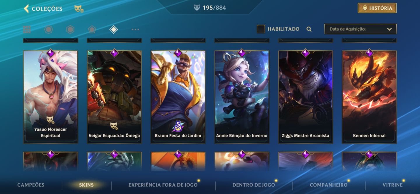 Conta Wild Rift-6 Chromas
