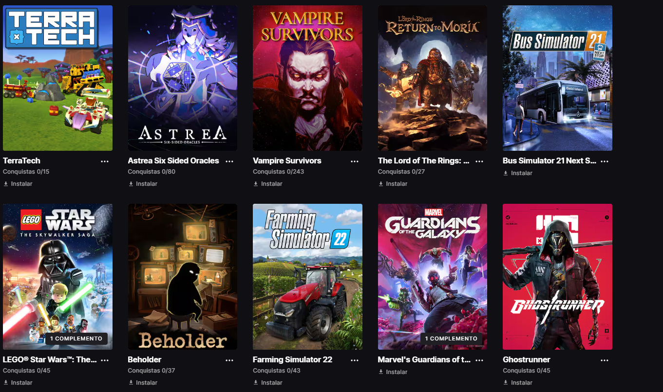 CONTA EPIC GAMES, MAIS DE 4 MIL REAIS GASTOS, VÁRIOS JOGOS, FULL ONLINE.