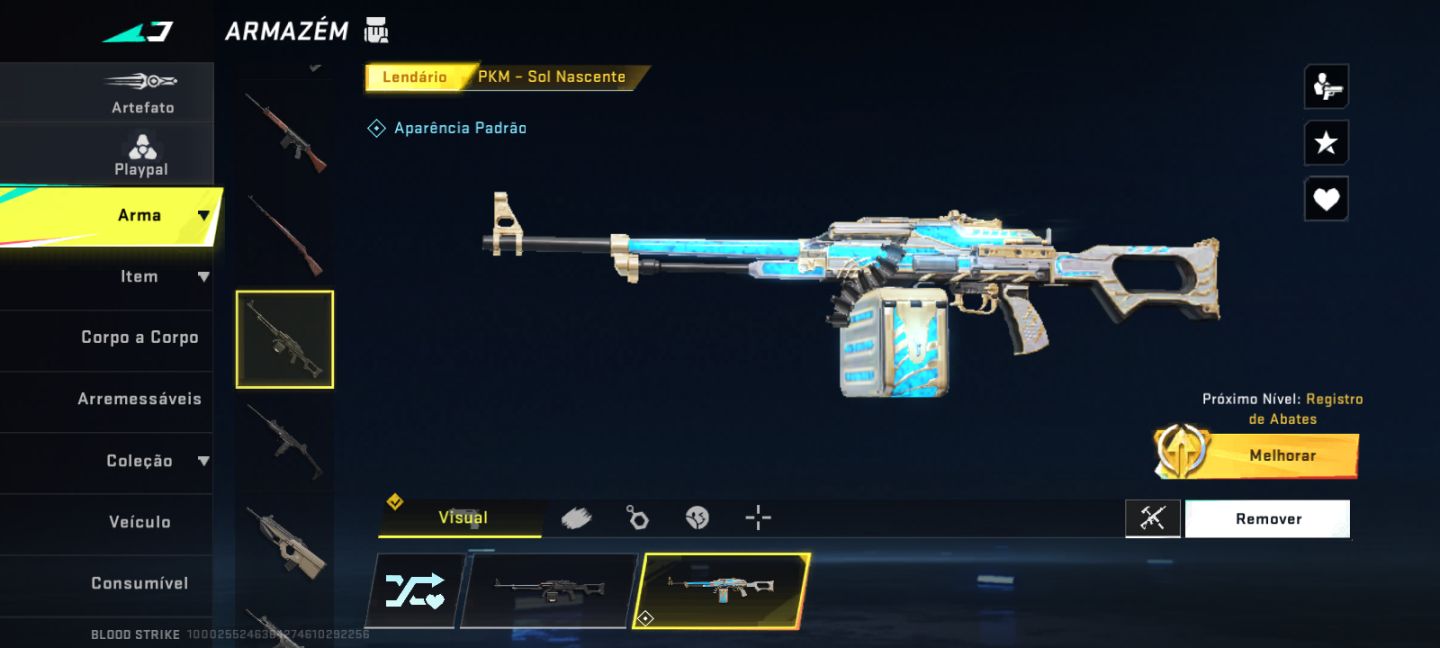 CONTA DE BLOOD STRIKE COM P90 EMPIRIA + AK-47 TERROR NOTURNO + CURATIVO!