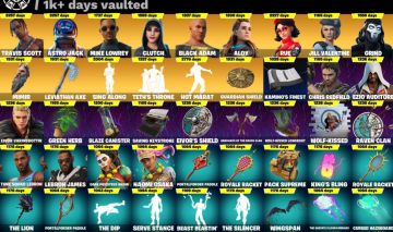 FORTNITE 600 SKINS - 37 PASSES COMPLETOS - COM SALVE O MUNDO VBUCK.