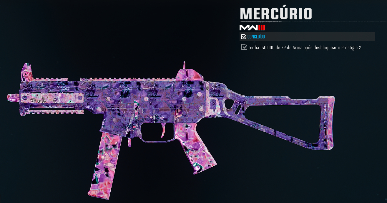 CAMUFLAGEM DE PRESTÍGIO MW3 / MW2!