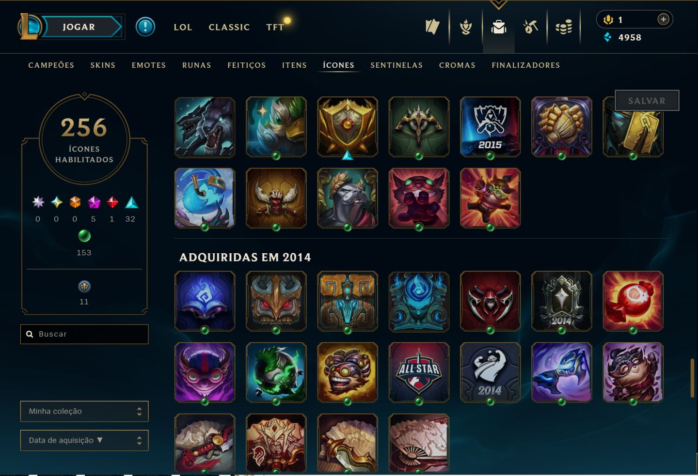 CONTA LOL ANTIGA LV 188 COM KAYLE JUIZA SEASON 1 ATUAL UNRANKED