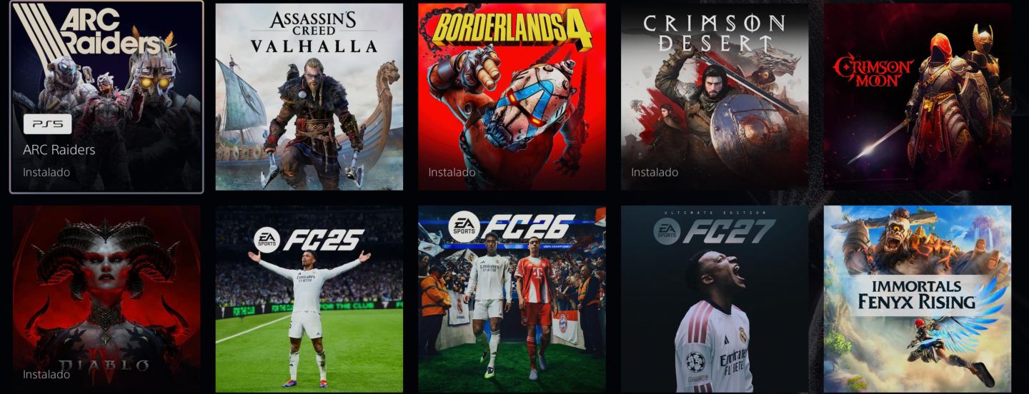 Conta PSN com muitos jogos e lançamentos