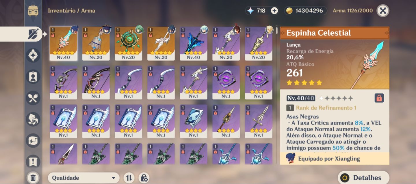 EUROPA|CONTA DE GENSHIN MAIN WANDERER+BISS+GIROS| AR47