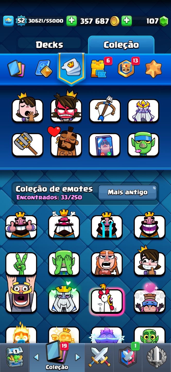 Conta Clash royale Muito Boa com muitas evoluções