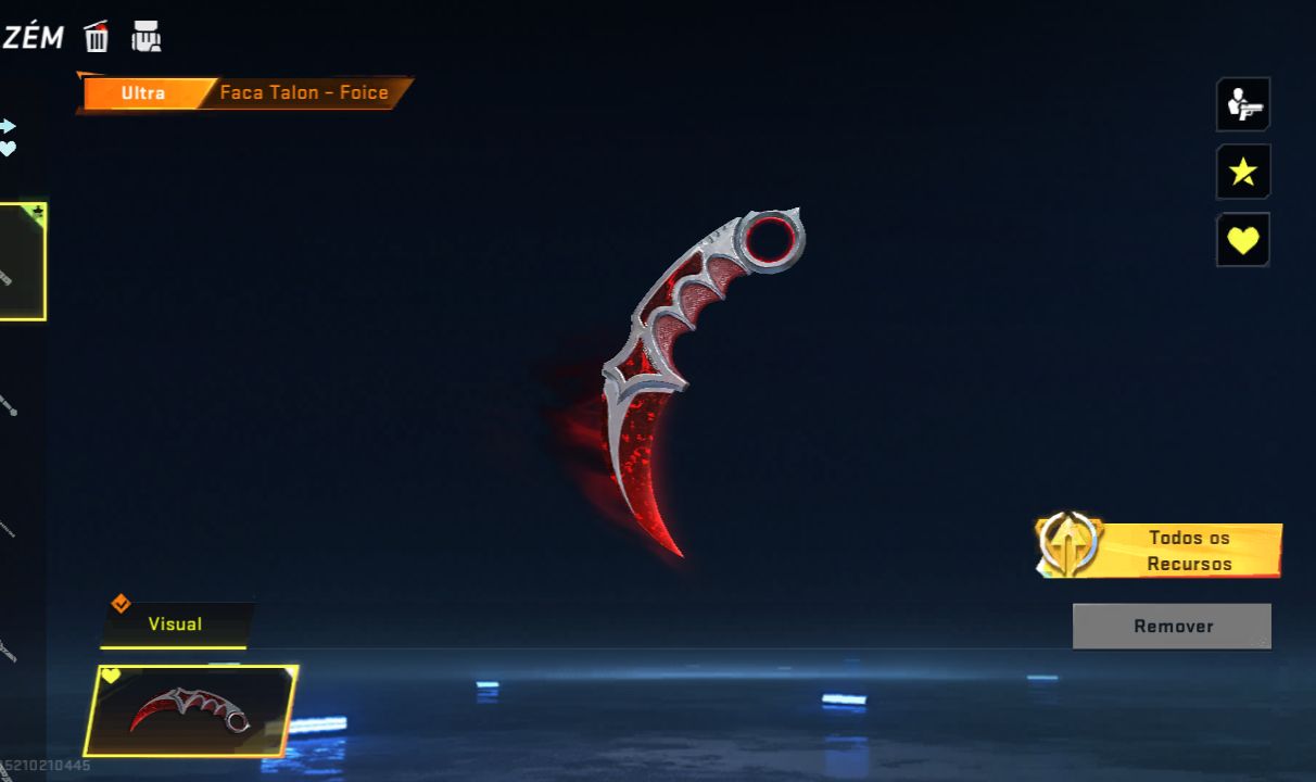 CONTA DE BLOOD STRIKE COM KARAMBIT TALON-FOICE + KAR98 + CAIXOTE!