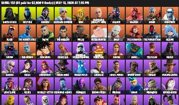 Conta Fortnite 152 Skins | Darth Vader, Spider-Gwen, Marshmello