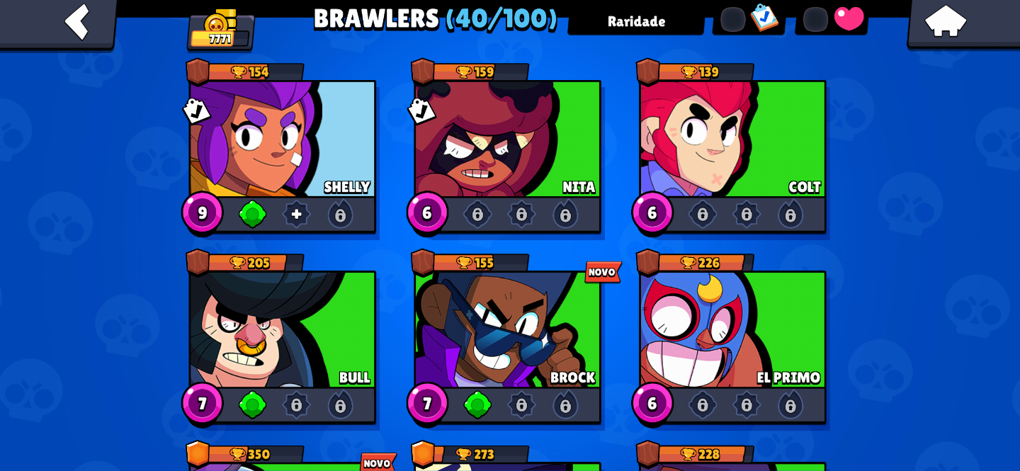 CONTA DE BRAWL PARA RAPIDINHO