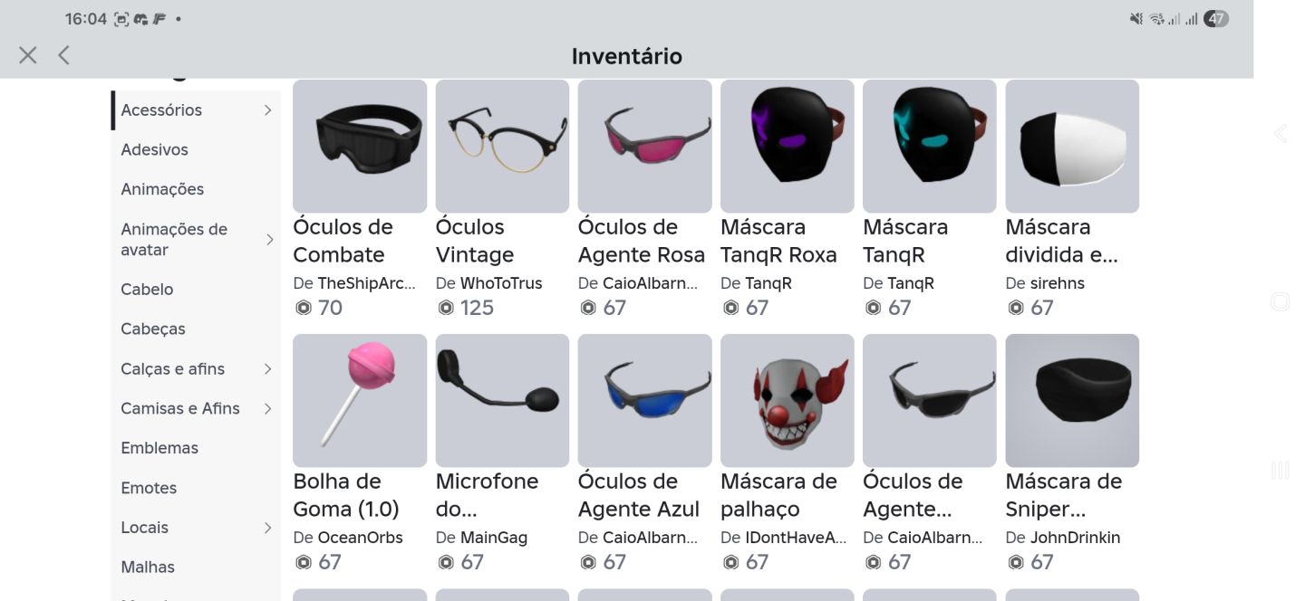 Conta roblox universal Com Jogos mIstos