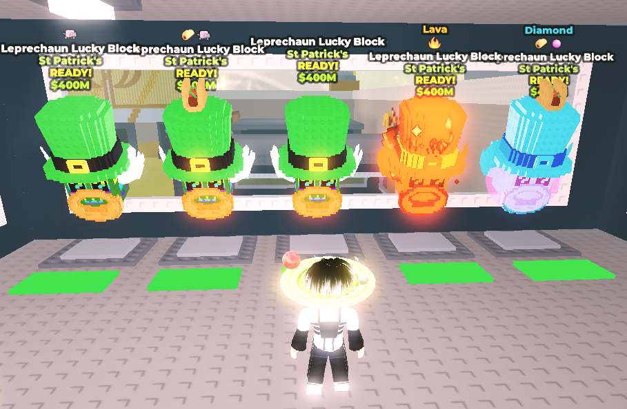LUCKY BLOCK SECRETS , LEPHECHAUN , FESTIVE MAIS BARATA DO MERCADO !!!