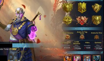 Conta Endgame 21,5m de poder, 8 Miticos, 210 Lendarios, 25 Lendarios void