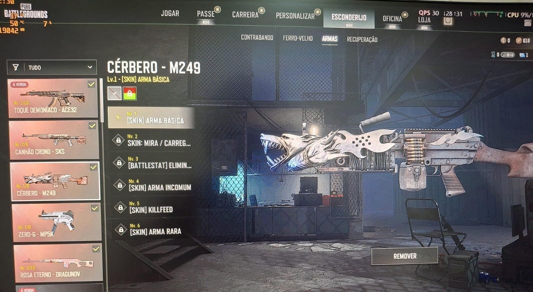 [Promocao] Pubg steam com 5 armas progressivas DRAGONOV+ MP5K+rambo+sks+ACE32