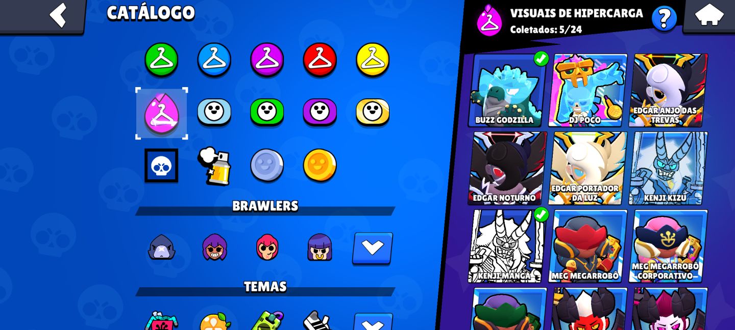 CONTA BRAWL STARS DE 2019 - RECURSOS e Itens exclusivos