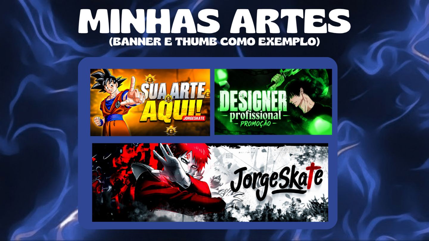 FAÇO DESIGNER NO PREÇO!!! [LOGO, BANNER, THUMB, ETC!]