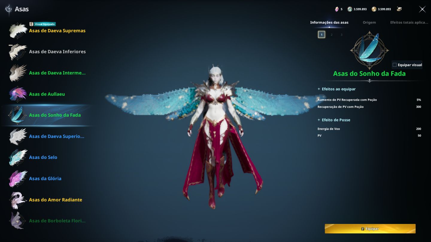 Conta Aion 2 Spiritmaster 2690 GS, 133k CP, Serv SA Ariel Elyseano