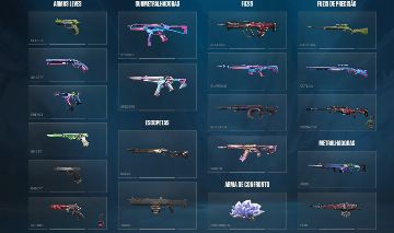 Contas Valorant com muitas skins