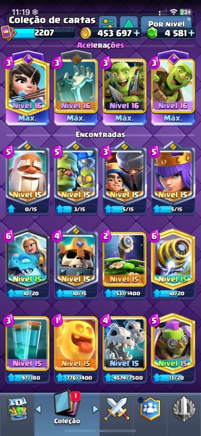 Conta Campeã no Clash Royale | Alto Nível | Pronta pra Rank
