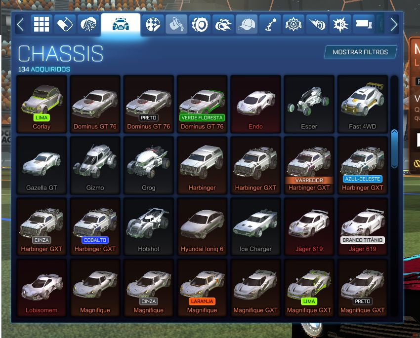 Conta Rocket League, nivel 1350, C3, STEAM, possivel alteração de e-mail.