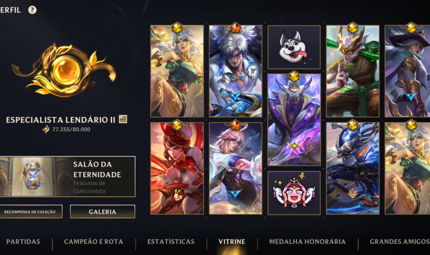 NV 338 | + de 430 SKINS| 77K COLEÇÃO| 2X MONARCA| 4X CHALLENGER