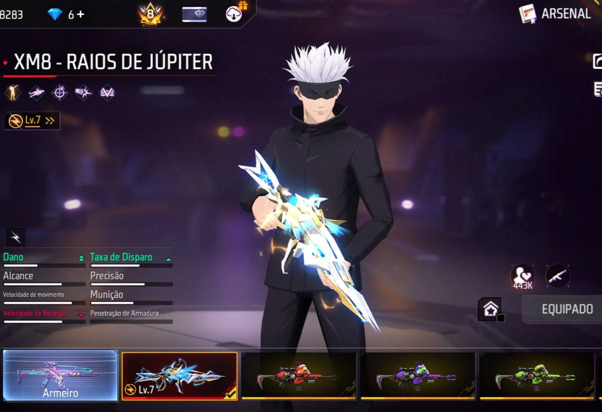 CONTA FF FULL GEMADA COM ASSASSINS CREED, TODOS TOP CRIMINAIS, MANDELA, 12 EVO