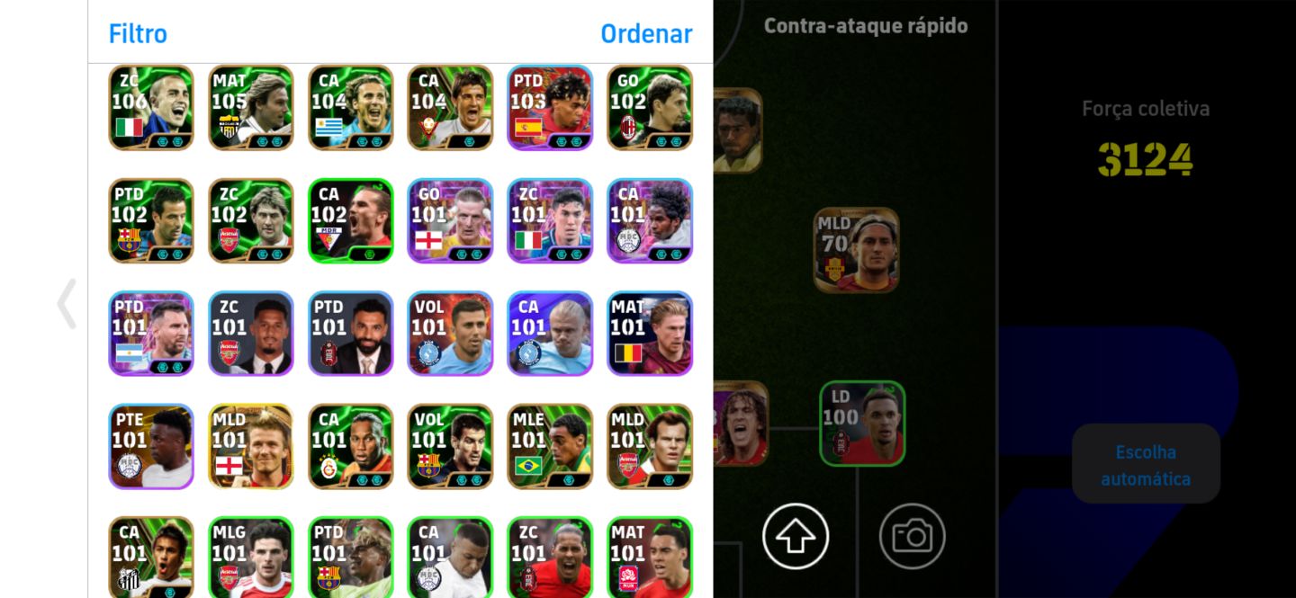 CONTA LEGENDS EFOOTBALL